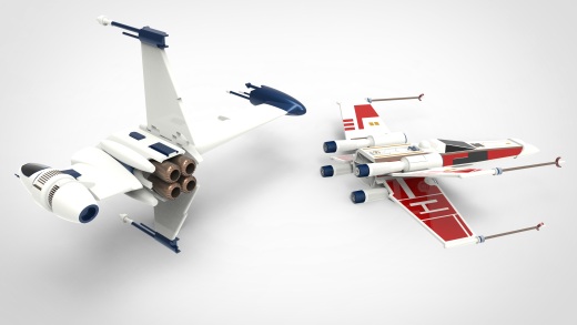 x-wing飞船缩略图